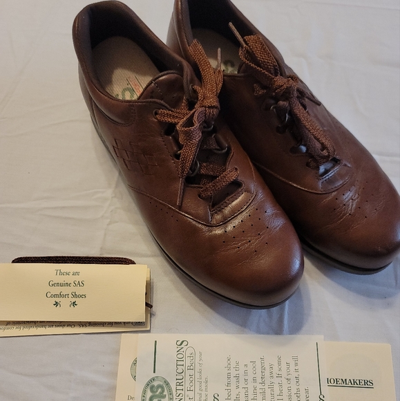 Women's SAS Freetime Teak Coolstep Lace Up Shoes Size 9M NIB - Picture 6 of 6